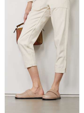 PORTE & PAIRE + Frankie Shop Slippers aus Leder