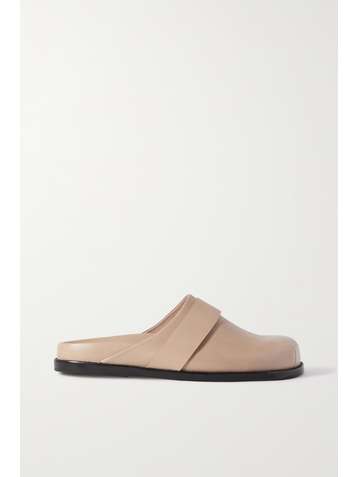 PORTE & PAIRE + Frankie Shop Slippers aus Leder