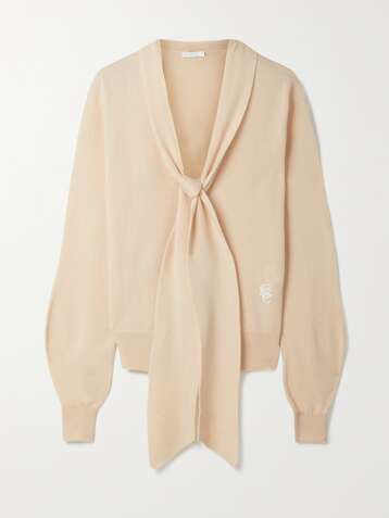 CHLOÉ Embroidered cashmere sweater
