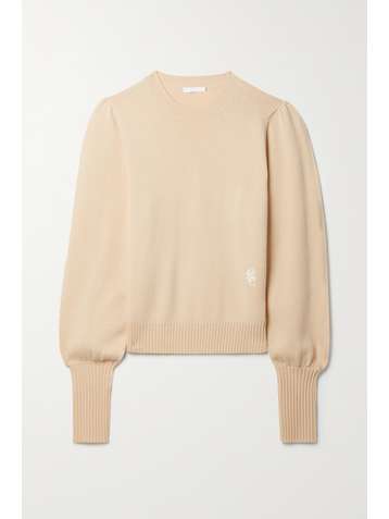 CHLOÉ Embroidered cashmere sweater