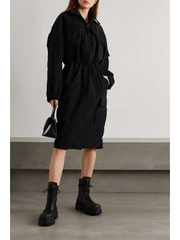 BALENCIAGA Kleid aus Baumwoll-Twill