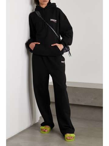 BALENCIAGA Jogginghose aus Baumwoll-Jersey mit Stickerei