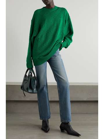 BALENCIAGA Pullover aus Baumwoll-Jacquard
