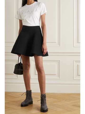 ALAÏA Mini-jupe en laine mélangée Editions
