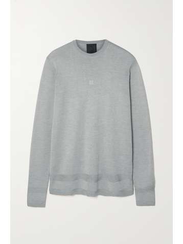 GIVENCHY Embroidered silk sweater