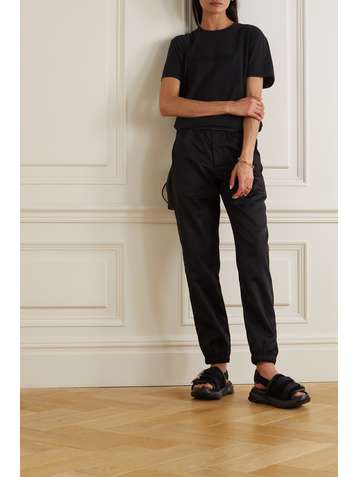 GIVENCHY T-Shirt aus Baumwoll-Jersey und Frottee