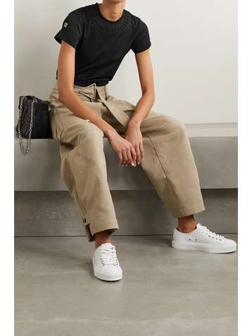 GIVENCHY Embossed cotton-jersey T-shirt