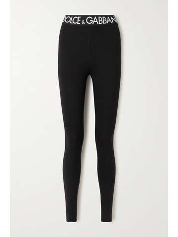 DOLCE & GABBANA Stretch-cotton jersey leggings