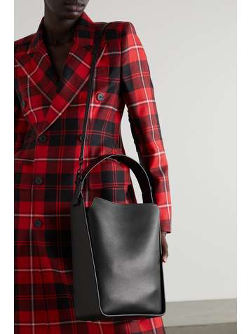 BALENCIAGA Tool small textured-leather tote