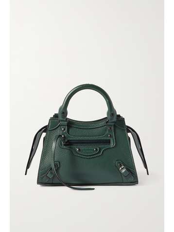 BALENCIAGA Neo Classic City mini textured-leather tote