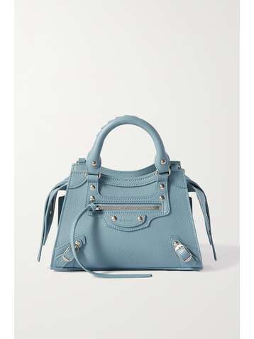 BALENCIAGA Neo Classic City mini textured-leather tote