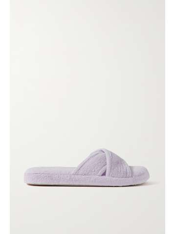 SKIN + NET SUSTAIN The Kyoto organic cotton-terry slippers