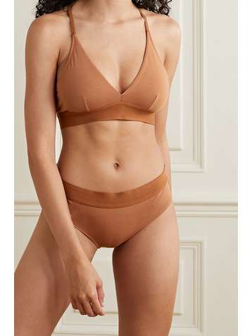SKIN + NET SUSTAIN Hadlee Höschen aus Bio-Pima-Baumwolle mit Stretch-Anteil