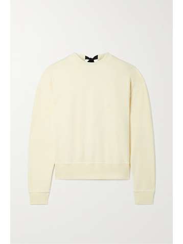 PROENZA SCHOULER WHITE LABEL French cotton-terry sweatshirt