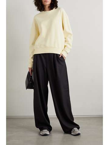 PROENZA SCHOULER WHITE LABEL French cotton-terry sweatshirt