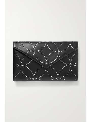 ALAÏA Oum 20 small studded leather clutch
