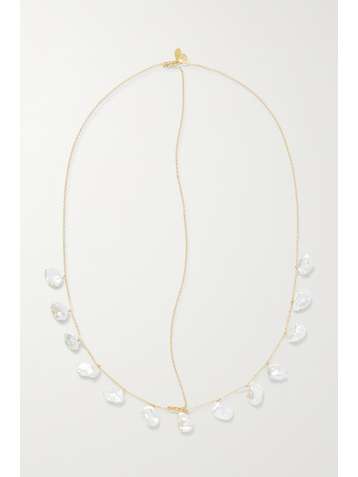 CHARMS COMPANY Pearls of Joy 14-karat gold pearl headband