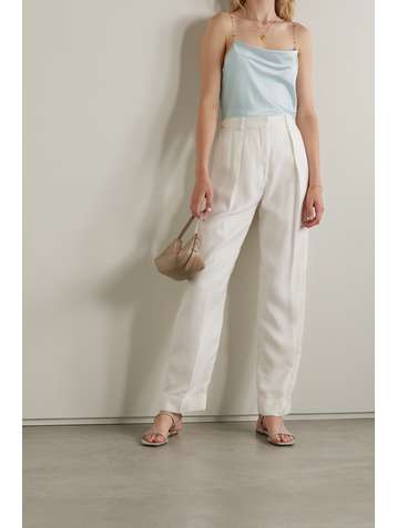 CAMI NYC The Busy bead-embellished silk-blend charmeuse camisole