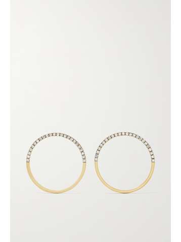 MATEO 14-karat gold diamond hoop earrings