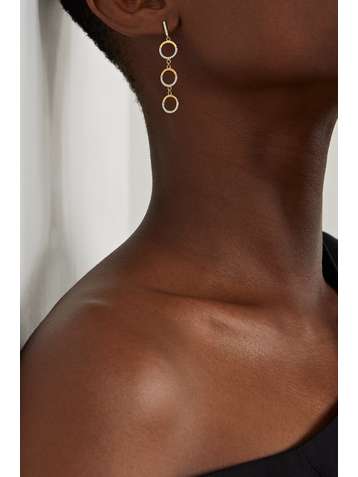 MATEO 14-karat gold diamond earrings