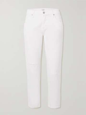 CITIZENS OF HUMANITY Emerson distressed high-rise boyfriend jeans