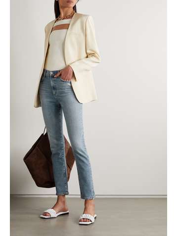 CITIZENS OF HUMANITY + NET SUSTAIN Olivia high-rise slim-leg jeans