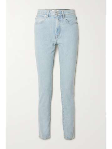 SLVRLAKE + NET SUSTAIN Roxy organic high-rise slim-leg jeans