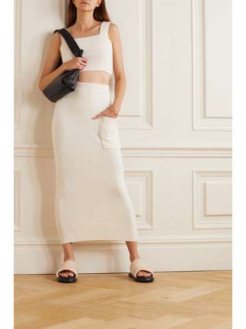 LISA YANG Alma cashmere midi skirt