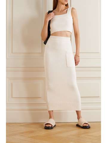 LISA YANG Barbara cropped cashmere top