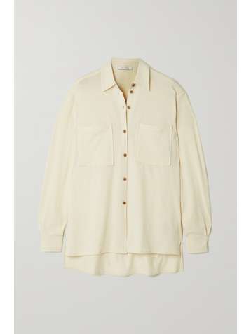 NINETY PERCENT + NET SUSTAIN organic cotton-jersey shirt