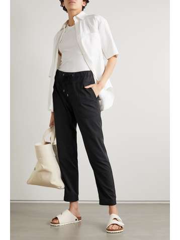 JAMES PERSE Cropped woven track pants