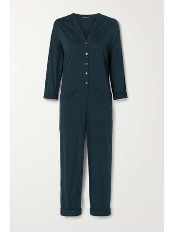JAMES PERSE Lotus cotton-jersey jumpsuit