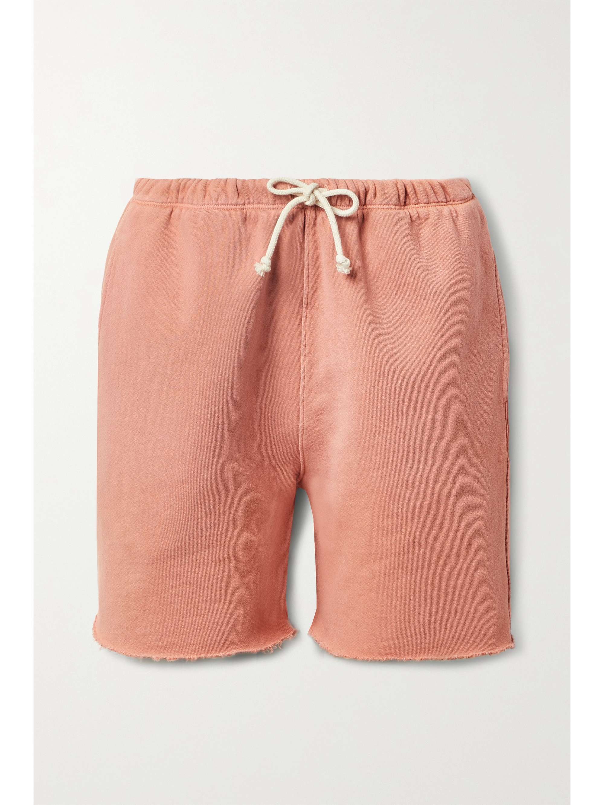 Hanes 80s frayed cotton-jersey shorts 