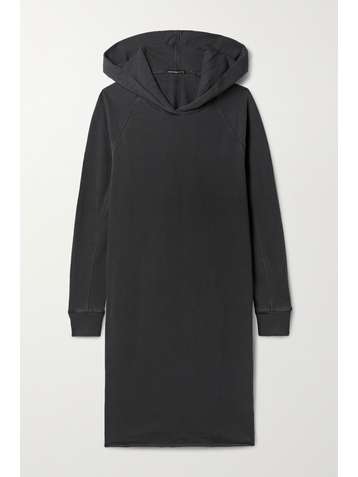 JAMES PERSE Hooded cotton-jersey dress