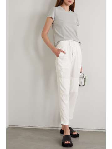 JAMES PERSE Cropped woven track pants