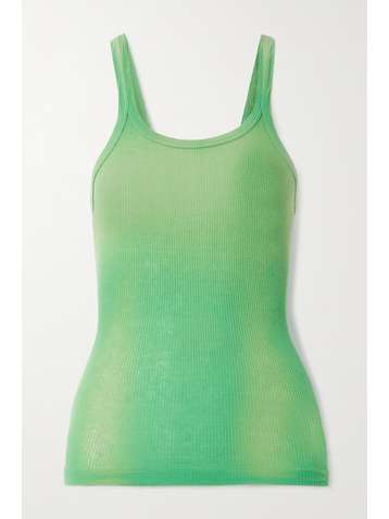 RE/DONE Ribbed cotton-jersey tank