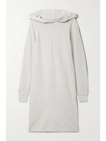 JAMES PERSE Hooded cotton-jersey dress