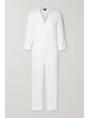 JAMES PERSE Lotus cotton-jersey jumpsuit