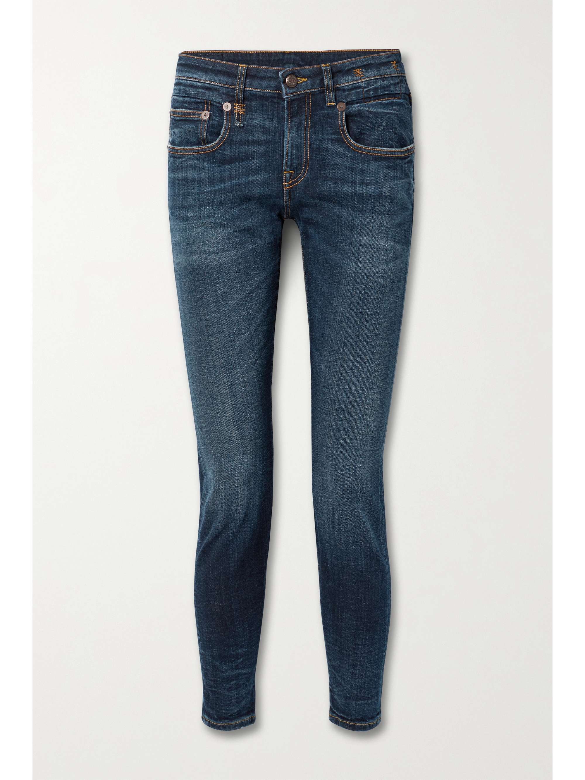 Dark denim Boy mid-rise skinny jeans 