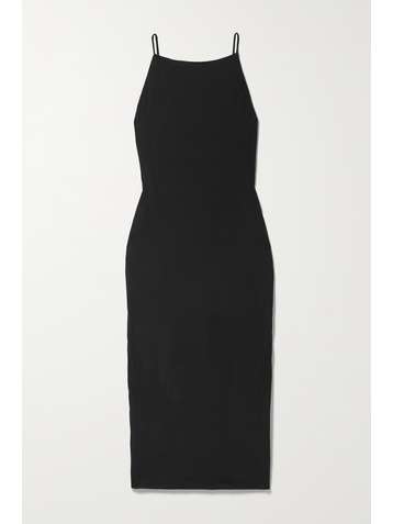 JAMES PERSE Cami stretch-cotton jersey midi dress