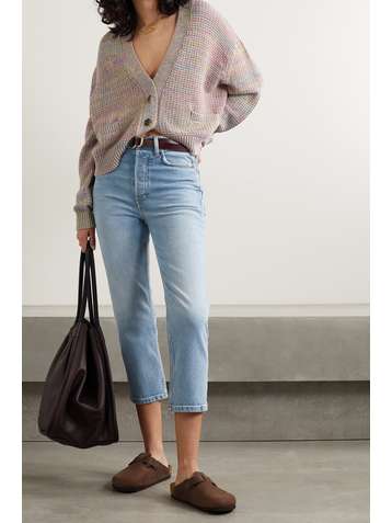 RE/DONE Comfort Stretch High-Rise Extra Crop skinny jeans