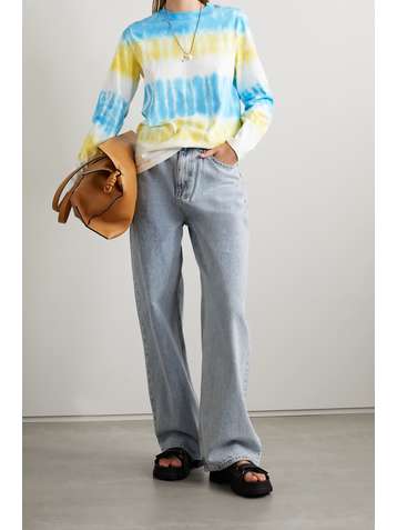 RE/DONE 50s tie-dyed cotton-jersey T-shirt