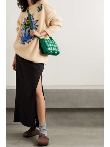THE ELDER STATESMAN Intarsia cashmere sweater