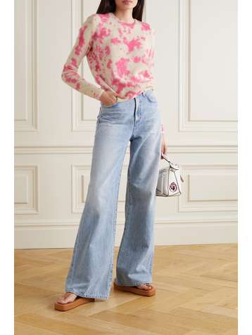 THE ELDER STATESMAN Hot Tranquility tie-dyed cashmere sweater