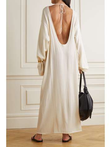 EXTREME CASHMERE N°192 Scoop cashmere-blend maxi dress