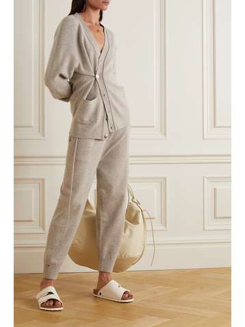 EXTREME CASHMERE N°56 Yogi cashmere-blend track pants