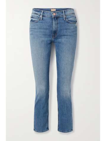 MOTHER The Dazzler high-rise straight-leg jeans
