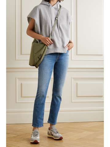MOTHER The Dazzler high-rise straight-leg jeans