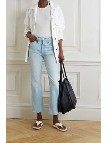 MOTHER The Tripper high-rise straight-leg jeans