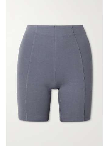 NINETY PERCENT + NET SUSTAIN stretch organic cotton-jersey shorts